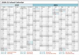 2020 2021 School Calendar Template Academic Calendar 2020 21 In 2020 School Calendar Academic Calendar Calendar 2020