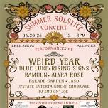 Summer Solstice Celebration Line Up