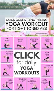 Quick Easy Core Strengthening Yoga Workout For Tight Toned Abs The Yoga Delight Strengthening Yoga Core Strengthening Yoga Yoga Workout Routine