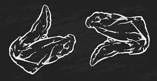 First, draw the chicken's beak. For Restaurants Chicken Wing Trends Take Flight Infographic The Rail