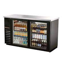 E cooler kbu56m is built with a stainless steel exterior and polished. Commercial Beverage Cooler Tbb 24 48g Hc Ld True Food International Undercounter Horizontal 2 Door