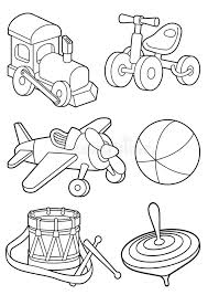 Online shopping from a great selection at toys & games store. Toys Icons Coloring Book Page Stock Vector Illustration Of Icon Vector 153972295