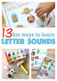 I have shared with you before oodles of letter activities and a (rather lengthy) post about why i don't actually suggest teaching letters in abc this game sounds very fun and can easily be adapted for learning other topics as well. 13 Fun Ways To Learn Letter Sounds No Time For Flash Cards