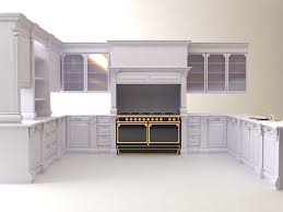 kitchen cabinets appliances 3d cgtrader
