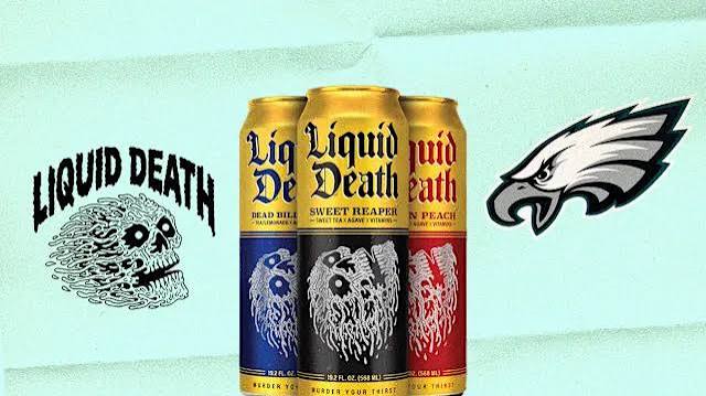 Liquid Death Makes a Pact to 'Murder Thirst' at Philadelphia Eagles' Home  Stadium - Yahoo Sports