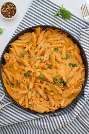 Creamy Roasted Red Pepper Pasta Vegan Recipe Stuffed Peppers Roasted Red Pepper Pasta Red Pepper Pasta