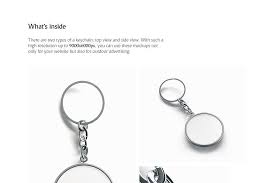 Round Keychain Mockup In 2020 Keychain Design Keychain Mockup