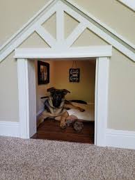 Dog Room Under The Stairs Diy Dogroomunderthestairsdiy Indoor Dog House Dog Bedroom Dog Rooms