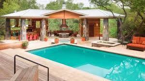 This small backyard pool is super pretty to look at because of the blue tiles and sparkling, clean water. 20 Swimming Pool And Pool House Design Ideas Part 7 Youtube