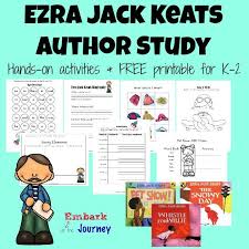 Printable Ezra Jack Keats Author Study For K 2 Ezra Jack Keats Author Studies Book Study