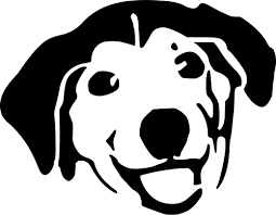 Black And White Dachshund Face Clipart Dog Face Free Vector Clipart Best Dog Stencil Black And White Dog Dog Face