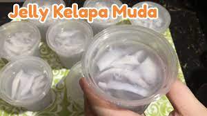 Santan kelapa segar ini sangat mudah cara membuatnya. Resepi Jelly Kelapa Muda Sukatan Cawan Youtube