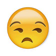 This emoji shows a feeling of being bugged, annoyed and irritated. Unamused Face Emoji Classic Round Sticker Zazzle Com In 2021 Emoji Faces Emoji Emoji Drawings