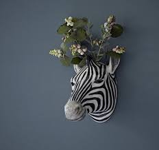 Wild Animal Vases Wall Vase Zebra Wall Hand Painted Walls
