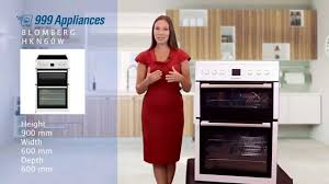 24 convection electric single wall oven blomberg finish: Blomberg Hkn60w Electric Cooker Review Youtube