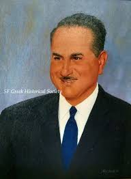 The attached image is of Nicholas Doukas, the founder of Greek Orthodox  Memorial Park in Colma. It was due to Mr. Doukas' efforts that Orthodox  faithful have a cemetery for people of