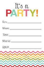 This means that you fold an 8 1/2 sheet of paper in half and fold again to create a. Blank Party Invitation Birthday Party Invitations Printable Printable Birthday Invitations Print Birthday Invitations