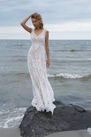 Sadoni Bridal 2019 Dress Manila Bohemian And Unique Wedding Dress In Unique Guipure Lace With V Neckline C Wedding Dresses Bridal Wedding Dresses Dresses