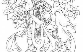 Dogs love to chew on bones, run and fetch balls, and find more time to play! Krishna Playing Flute Coloring Page Practical Scrappers God Art Coloring Pages Art