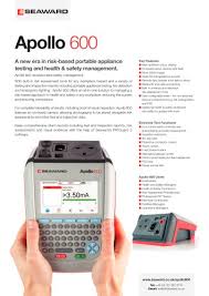Pat test certificate stands for portable appliances testing and is conducted to ensure the safety of the portable electric appliances at home or office, to avoid accidents due to electric appliances. Apollo 600 Seaward Pdf Catalogs Technical Documentation Brochure