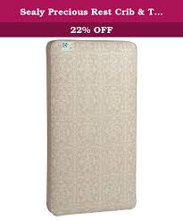 Sealy Precious Rest Crib Toddler Mattress Awards 120 Heavy Gauge Interwoven Steel Coils For Firmness And A Full Toddler Mattress Good Sleep Kids Furniture