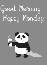 Dad monday morning cartoon graphic design concept illustration. Panda Good Morning Happy Monday Cartoon Image Pix Trends
