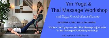 Yin is the more feminine, receptive, lunar quality and yang refers to the more active, striving, masculine energy. Yin Yoga Thai Massage Workshop Harmony Yoga Redondo Hermosa Manhattan Beach For The Beginner To The Advanced Yogi