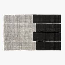 Here, this black patterned carpet on stair gives a big contribution to the decoration of the room. 20 Best Black And White Area Rug Modern Black And White Rug Ideas