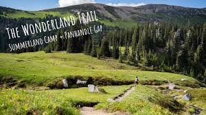 To hike long days with high mileage you'll need a lightweight pack. Section Hiking The Wonderland Trail Summerland Camp Panhandle Gap Youtube