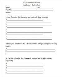 Your child will look to books for learning and inspiration, and have a lifelong love of reading. Free 8 Sample Book Report Forms In Pdf Ms Word