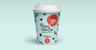 Psd Paper Hot Cup Template Vol2 Psd Mock Up Templates Pixeden Paper Cup Design Coffee Cup Design Paper Coffee Cup
