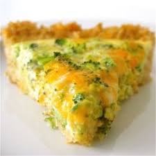 Broccoli And Cheddar Quiche With A Brown Rice Crust Recipes Food Cooking Recipes