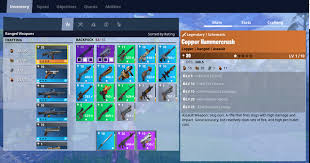 The inventory space is still the same. Fortnite Wiki Guide Ign