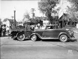 Traffic Accident Photograph Wisconsin Historical Society Wisconsin Historical Society Car Accident
