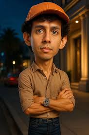 Korean man in denim with confident smile