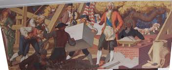 Wpa Chapel Hill Nc Post Office Mural By Dean Cornwell Office Mural Chapel Hill Nc Mural