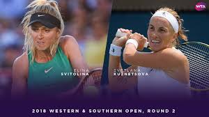 However, she revealed that she had realized something was fishy given how nervous monfils was acting. Elina Svitolina Vs Svetlana Kuznetsova 2018 Western Southern Open Round Two Wta Highlights Youtube