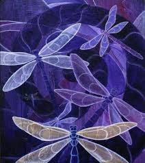 Black And Purple Dragonfly Pin By Kimberly Burks On My Happy Place Dragonfly Art Dragonfly Art