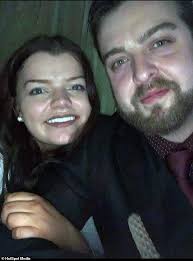 Doorbell footage captures moment mother, 25, begs her jealous ex-boyfriend  to 'go away'