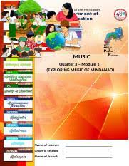 Lesson 3 homework model 1 5th grade answer key some of the worksheets for this concept are homework practice and problem solving practice workbook, grade 5 module 1, eureka math homework helper 20152016 grade 6 module 2, unit c. Grade 7 Music Q3 Module 1 Doc Republic Of The Philippines Department Of Education 7 Zest For Z Progress P Eal Of Music Artnership Quarter 3 U2013 Module Course Hero