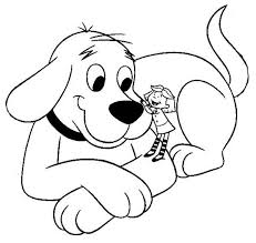 Nose coloring pages for kids and parents, free printable and online coloring of nose pictures. Emily Fondle Clifford The Big Red Dog Nose Coloring Page Coloring Sun