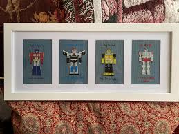 Maybe you would like to learn more about one of these? Fo Optimus Prime Prowl Bumble Bee And Ratchet By Industrious Owl Endeavors An Etsy Shop 4 Transformers Completed And Framed For My Almost 5 Year Old Grandnephew S Birthday Next Saturday Crossstitch