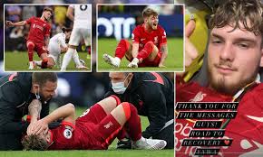 1 day ago · jurgen klopp states harvey elliott's horrific injury 'overshadows everything' a visibly upset jurgen klopp said liverpool's harvey elliott was in massive pain after suffering a serious ankle. Rivhi Nvxmmjnm