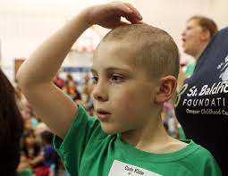Bridgeway students, teachers shave heads for charity
