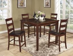 Roundhill Furniture Amery 5 Piece Counter Height Dining Set Dark Cherry Continue To The Product At Th Counter Height Dining Sets Dining Room Sets Dining Set