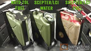 Holding water(including hot water) and related liquid, come with one spout hose with filter (note: Jerry Can Mount 5 Gallon