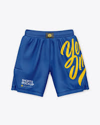 Download Cotton Shorts Mockup In Apparel Mockups On Yellow Images Object Mockups