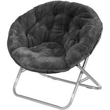 Mainstays Faux Fur Saucer Chair Multiple Colors Walmart Com In 2020 Saucer Chairs Comfy Chairs Cool Chairs