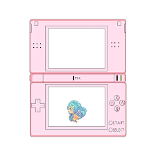 Snaps into the storage slot on the back of your ds for easy storage. Cute Anime Kawaii Myedit Pastel Pixel Pixels Ds Transparent Nintendo Ds Kawaii Anime Kawaii Games Nintendo Ds