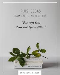 Puisi Bebas Diam Otak Berfikir Otak Kebebasan Tulisan